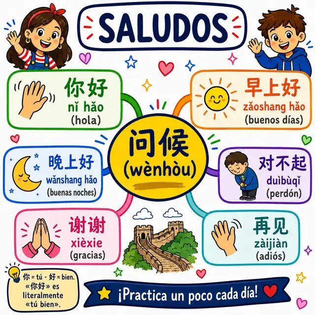 Mapa mental: Saludos